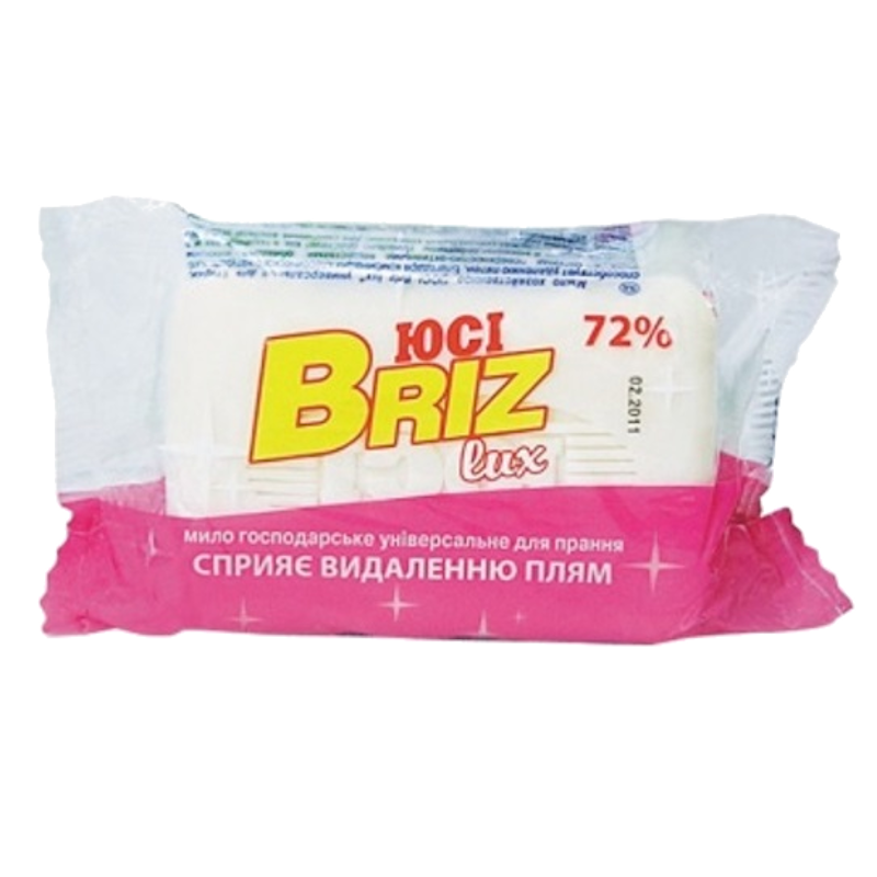 Мило тверде ЮСІ BRIZ LUX Господарське 72%, 200 г (4820003385432)